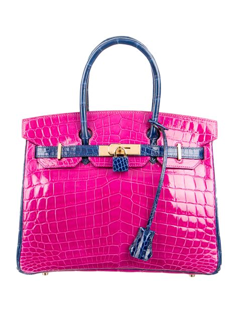 hermes birkin crocodile|hermes birkin crocodile handbag.